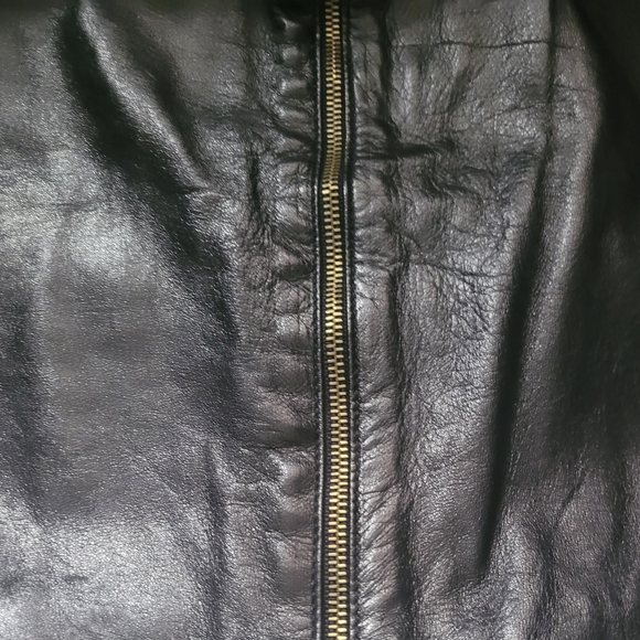 FENDI Mini Leather Skirt (Authentic) - Picture 2 of 11